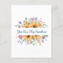 Search for you are my sunshine postcards Yellow