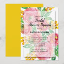 Search for watercolour bridal shower invitations Yellow