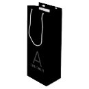 Search for initial gift bags Black and white