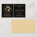 Search for luxury realtor business cards Black
