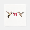 Search for hummingbird napkins Red