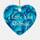 Search for sweetheart christmas tree decorations I love you
