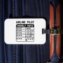 Search for pilot luggage tags Airline