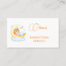 Search for babysitting business cards Cute