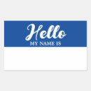 Search for name tag stickers Blue