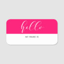 Search for dry erase name tags Elegant