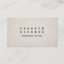 Search for typewriter business cards Consultant