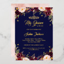 Search for navy quince invitations Tiara