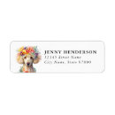 Search for poodle return address labels Puppy