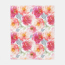 Search for pink peony blankets Floral