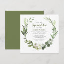 Search for green wreath invitations Modern