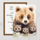 Search for triplet baby shower invitations Watercolor