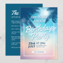 Search for sunset birthday invitations Palm trees