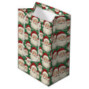 Search for vintage santa claus gift bags Red