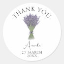 Search for lavender floral thank you stickers Flower