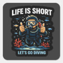 Search for diver stickers Underwater world