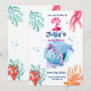 Search for ocean birthday invitations Pink
