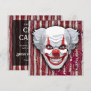 Search for carnival halloween invitations Clown