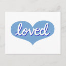 Search for blue hearts postcards Valentine
