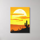 Search for desert cactus canvas prints Southwestern