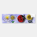 Search for ladybug bumper stickers Red