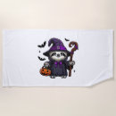 Search for halloween beach towels Sloth