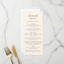 Search for watercolor wedding menus Minimalist