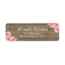 Search for magnolia flower return address labels Chic