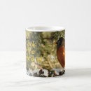 Search for red robin birds mugs Nature