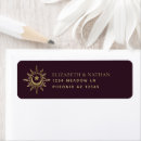 Search for antique gold return address labels Vintage