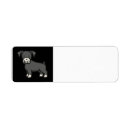 Search for salt return address labels Miniature schnauzer