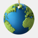 Search for world globe earth christmas tree decorations America