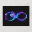Search for infinity symbol postcards Glow