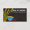 Search for bamboo business cards Chef