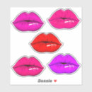 Search for lipstick kiss stickers Purple