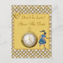 Search for alice in wonderland wedding save the dates Elegant