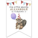 Search for woodland bunting flags Watercolor