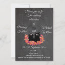 Search for cute cartoon couple wedding invitations Cat