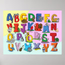 Search for alphabet letter posters English