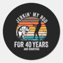 Search for funny 40th birthday stickers Humour