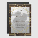 Search for geometric save the dates Rustic