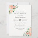 Search for sweet as a peach invitations Floral