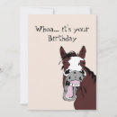 Search for funny horse birthday cards Horses