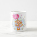 Search for cat with balloon mugs Pink