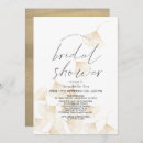 Search for fall leaves bridal shower invitations Gold
