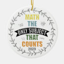 Search for math teacher christmas tree decorations Mathematics