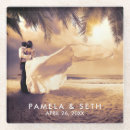 Search for photo wedding coasters Bride and groom