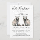 Search for raccoon baby shower invitations Cute