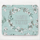 Search for floral blessings mousepads Blessed