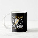 Search for sign language mugs Hard of hearing